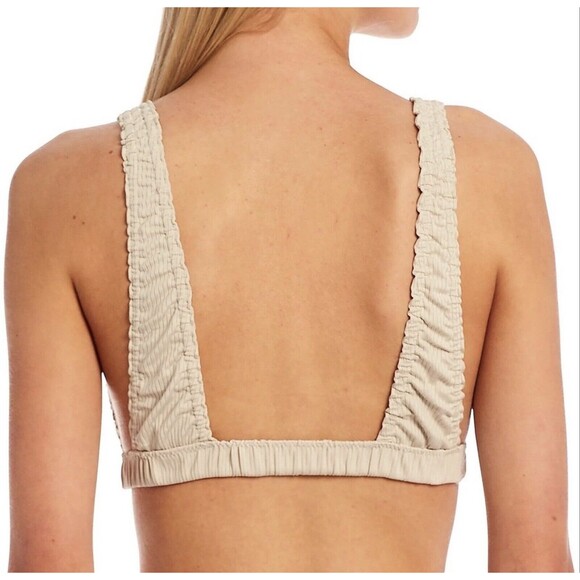 Free People Wait and See Birch Bralette Lightweight Thistle Seed M - Picture 2 of 15